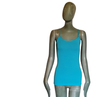 Débardeur bleu-ciel Zenana Outfitters brodé